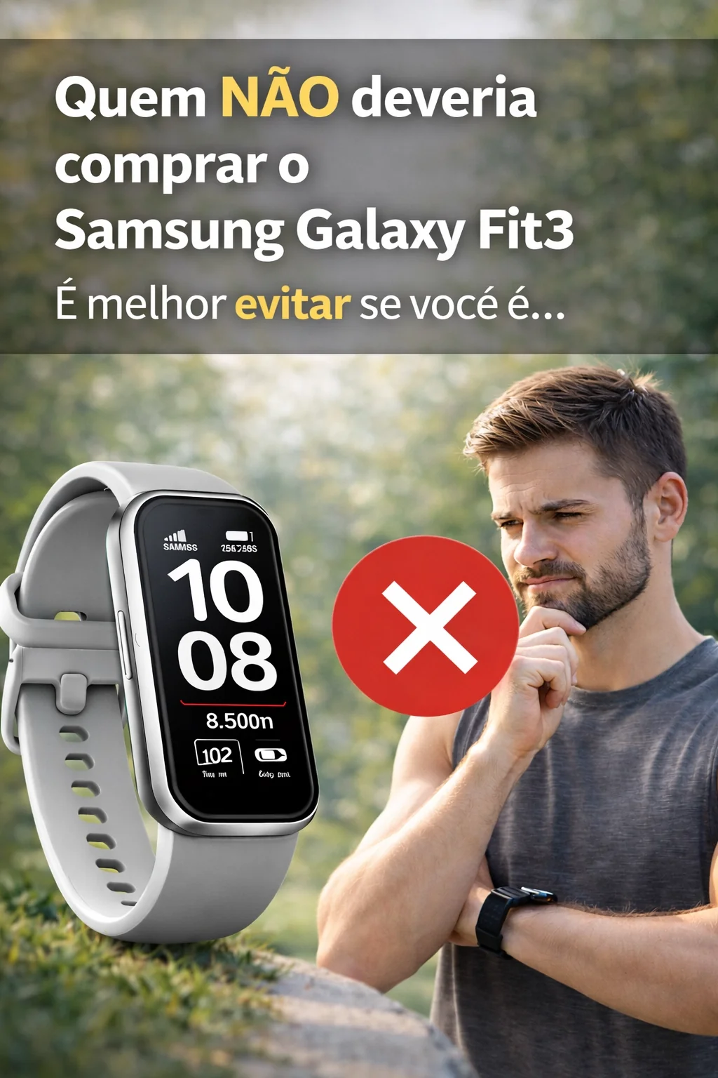 Quem NÃO deveria comprar o Galaxy Fit3
