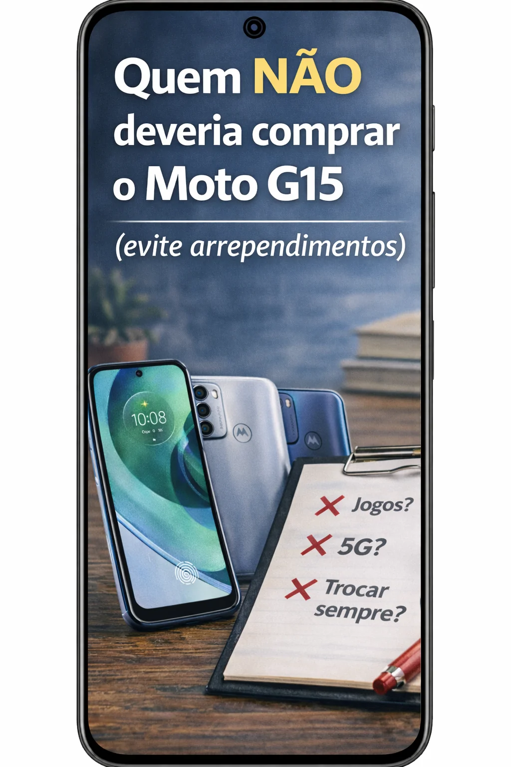 Quem não deveria comprar o Moto G15