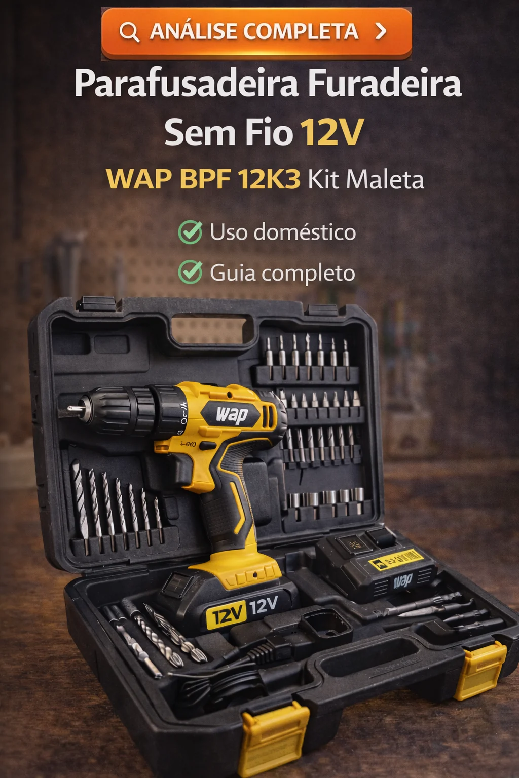 Parafusadeira Furadeira WAP