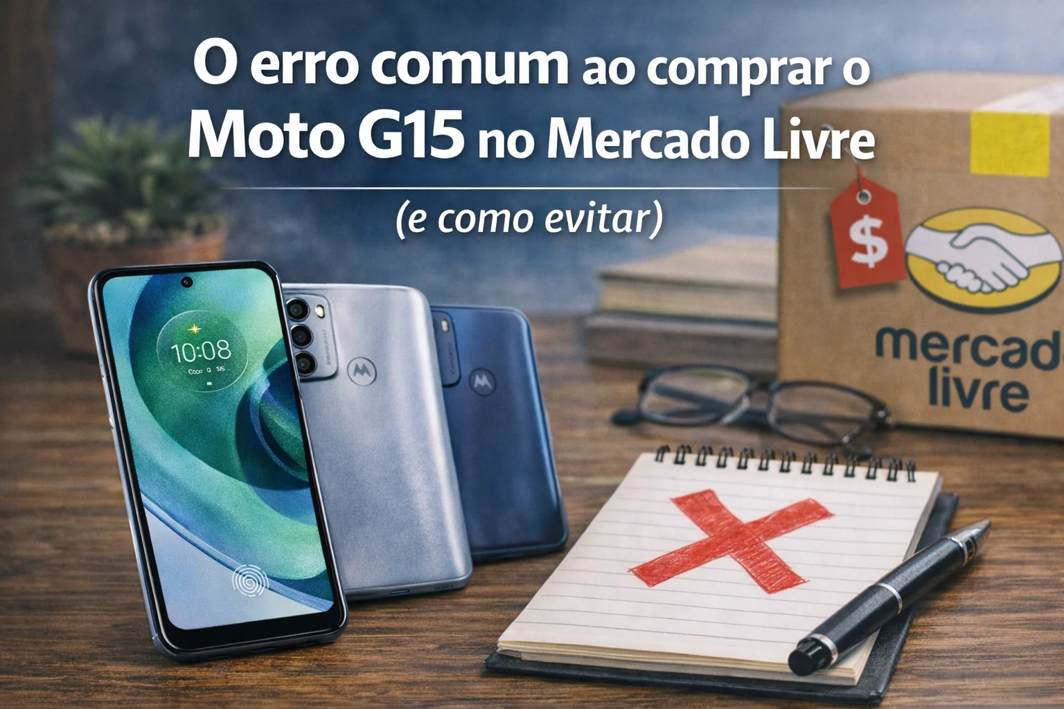 Erro comum ao comprar o Moto G15 no Mercado Livre
