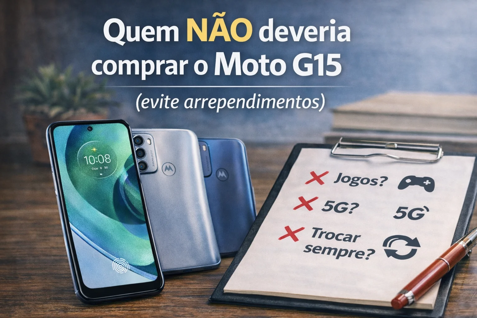 Quem não deveria comprar o Moto G15