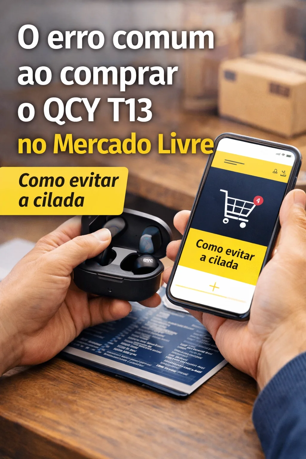 O erro comum ao comprar o QCY T13