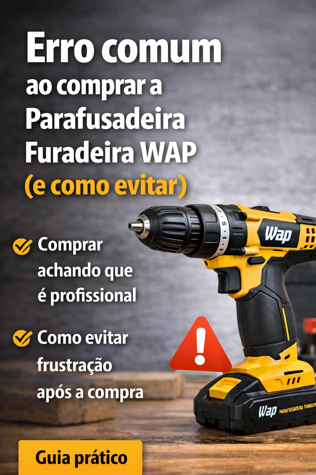 Parafusadeira Furadeira WAP