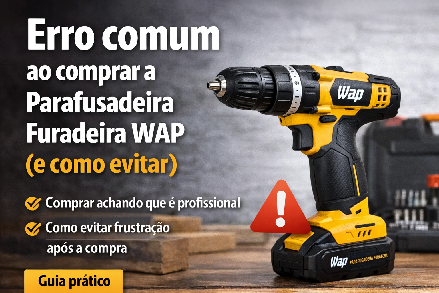 Parafusadeira Furadeira WAP