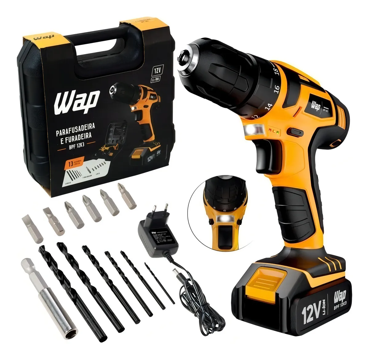 Parafusadeira Furadeira WAP
